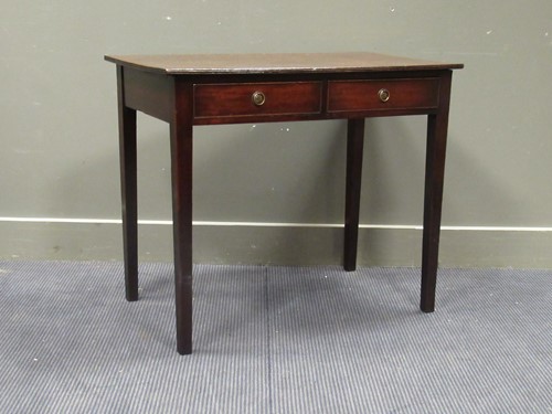 Lot 503 - A George III mahogany sidetable the two frieze...