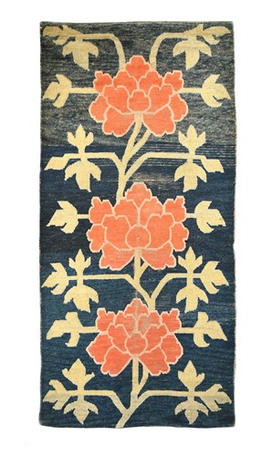 Lot 173 - A Tibetan Khaden rug, early 20th century