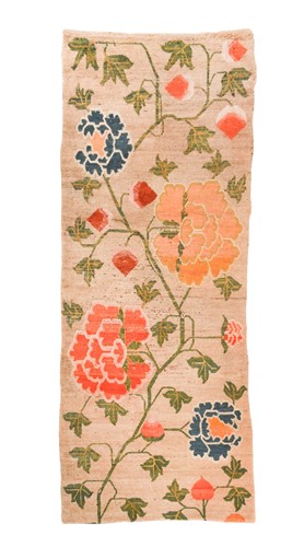 Lot 207 - An unusually large Tibetan runner
