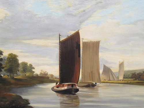 Lot 262 - George Vincent (British, 1769-1831) Sailing...