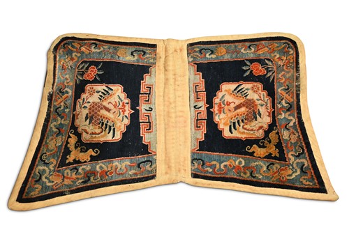Lot 222 - A Tibetan Makden, saddle rug, late 19th century