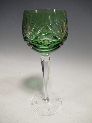 Lot 19 - A set of coloured drinking glasses