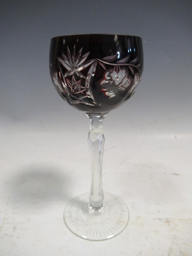 Lot 19 - A set of coloured drinking glasses