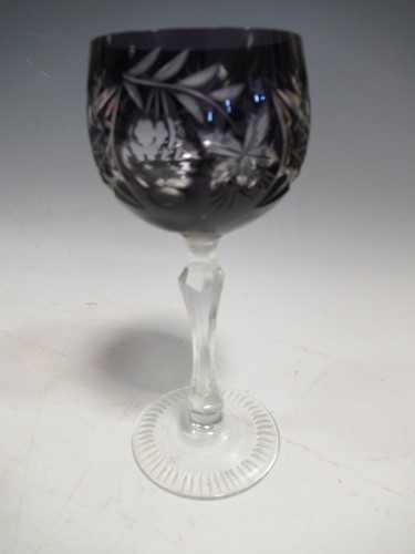 Lot 19 - A set of coloured drinking glasses