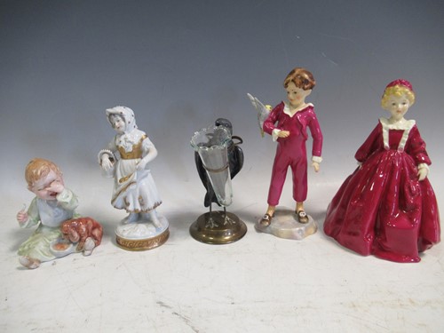 Lot 84 - A Royal Worcester figure 'The Parakeet',...