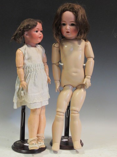 Lot 100 - Simon and Halbig bisque head doll also marked...