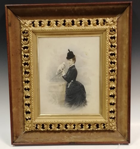 Lot 329 - H.J Whitlock 1874, overpainted Photogravure of...