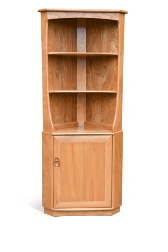 Lot 287 - An Ercol elm corner cupboard
