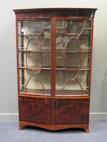 Lot 613 - A George III mahogany display cabinet