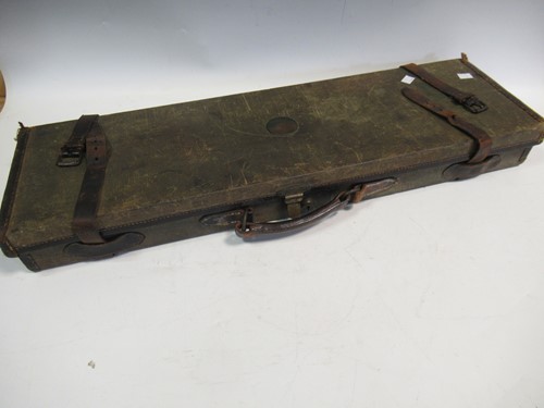 Lot 62 - A Holland & Holland canvas and leather 12 bore...