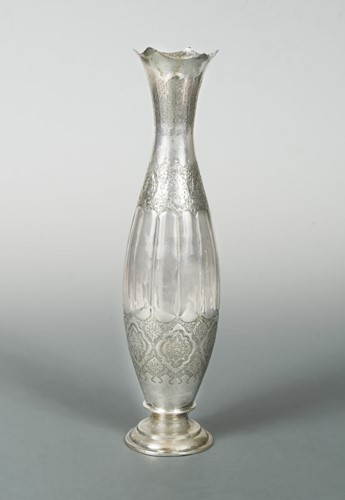 Lot 357 - A 20th century Iranian metalwares specimen vase