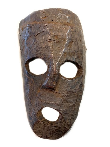 Lot 251 - A Dolpo wood mask, Dolpo region, North Central Nepal, probably 17th/18th century or earlier