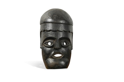 Lot 240 - A Magar wood mask, North Western Nepal, probably 19th century or earlier