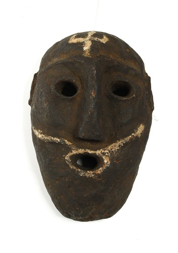 Lot 248 - An apotropaic mask, Jumla district, North Western Nepal, early 20th century