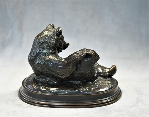 Lot 335 - Antoine-Louis Barye (French, 1796–1875), Ours Assis