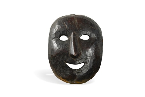 Lot 236 - A Tamang carved wood mask, North Western Nepal, 18th/19th century