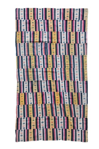 Lot 199 - Hotah Jaloh Kira (lady’s dress cloth), Northern Bhutan, mid 20th century