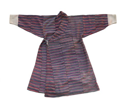 Lot 188 - A rare man’s yak wool Gho, Bhutan, early 20th century