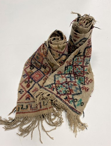 Lot 206 - Two yak wool Kera, Bhumtang Region, Bhutan, early 20th century