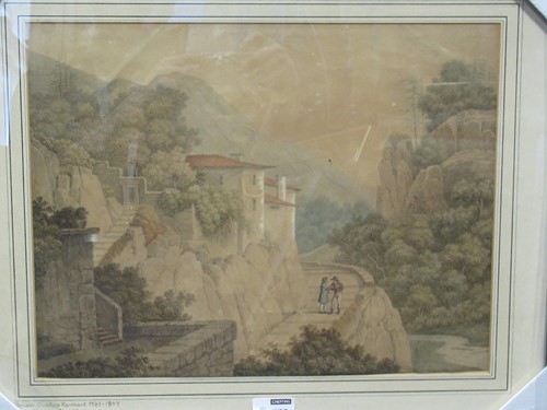 Lot 332 - A pair of 19th century landscapes, to include:...