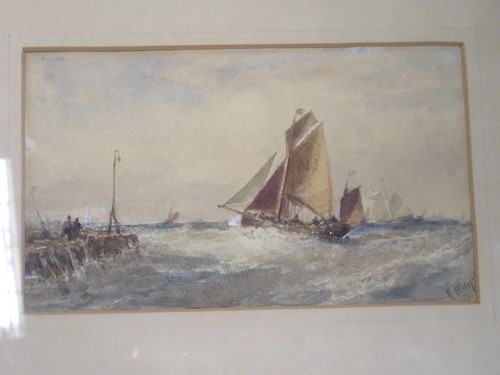 Lot 319 - Shipping watercolours to include; Edwin Hayes...