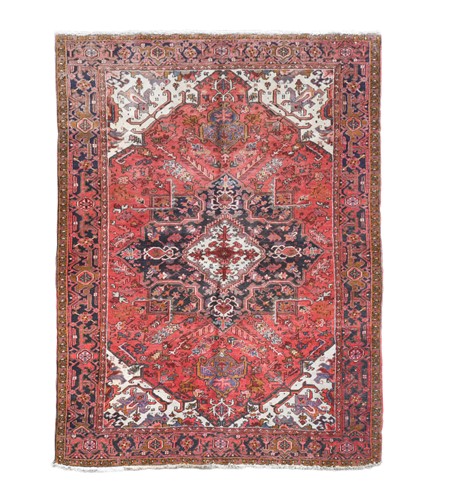 Lot 420 - A Heriz carpet