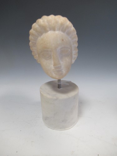 Lot 176 - Syrian Palmera head of a boy, 21cm high