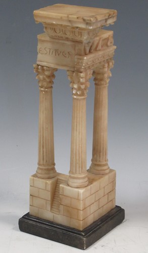 Lot 197 - A Grand Tour model of the Templr of Vespasian,...