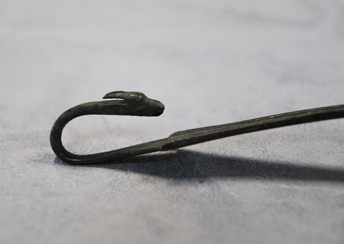 Lot 333 - A Roman bronze temple ladle