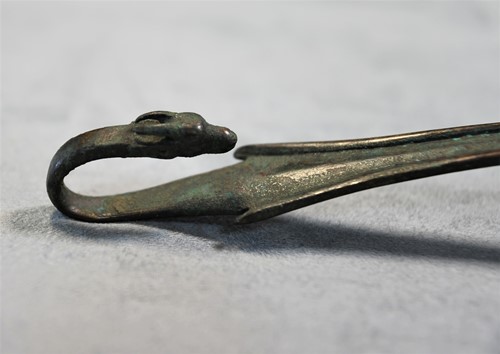 Lot 333 - A Roman bronze temple ladle