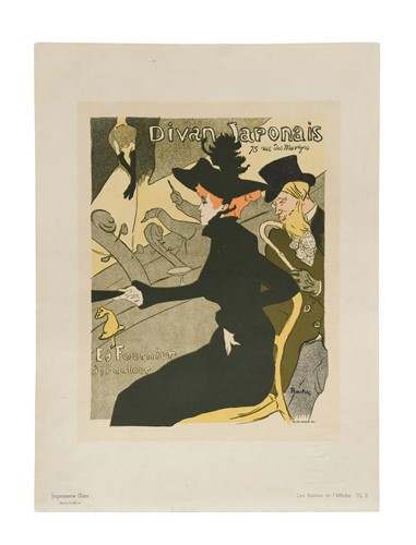 Lot 318 - Toulouse Lautrec (Henri de, 1864-1901), Divan Japonais, 1893