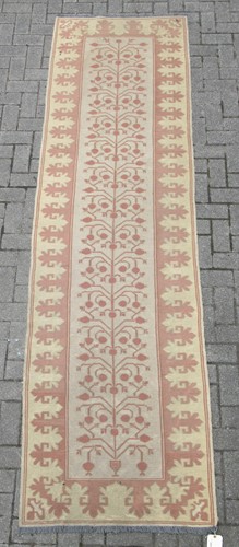 Lot 644 - A hand-knotted Kelim runner 312 x 87cm