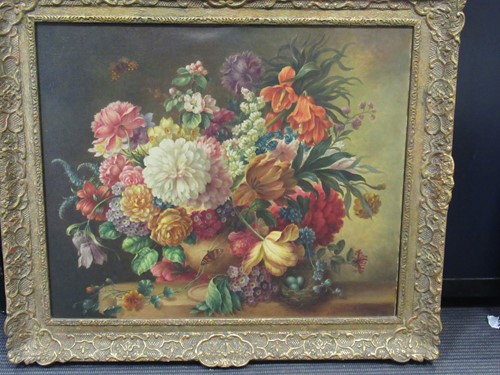 Lot 313 - E. Bromhall (20th Century), A still life of...