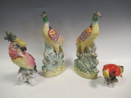 Lot 27 - A pair of Staffordshire flat back models of...