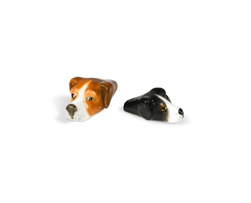 Lot 216 - A Royal Worcester dog's head whistle