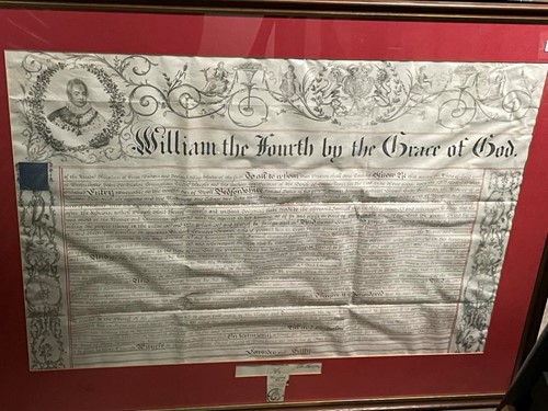 Lot 276 - A William IV indenture, an agreement between...