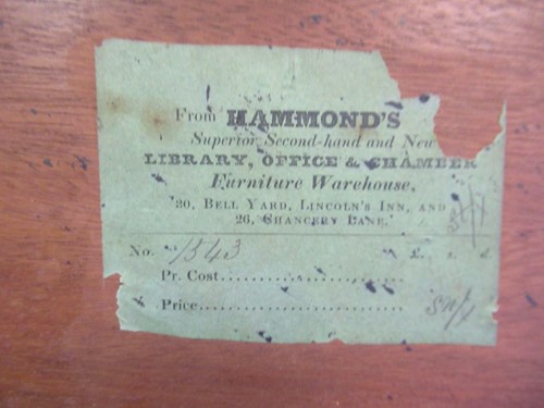 Lot 93 - A desk top writing slope, an oval tin hat box...