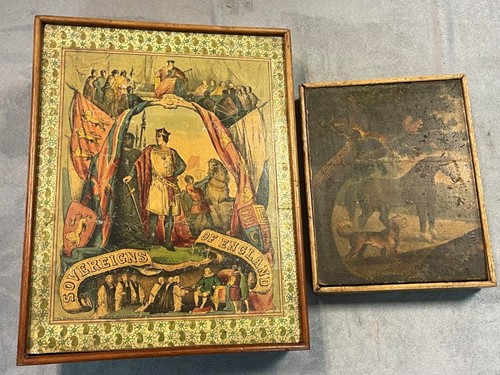 Lot 108 - A Victorian wooden block puzzle of the...