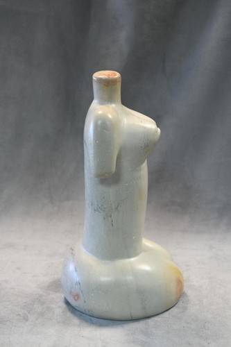 Lot 84 - A carved hardstone model of a female nude