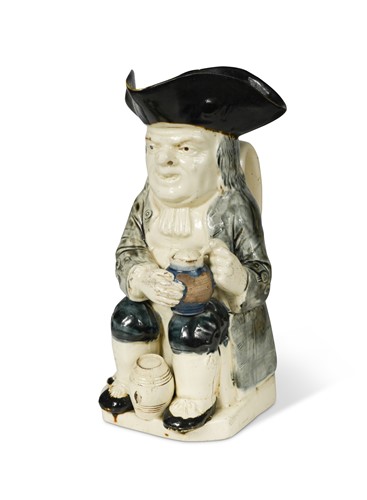 Lot 181 - A Staffordshire Toby jug, circa 1800