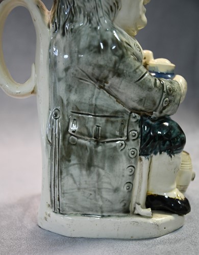 Lot 181 - A Staffordshire Toby jug, circa 1800