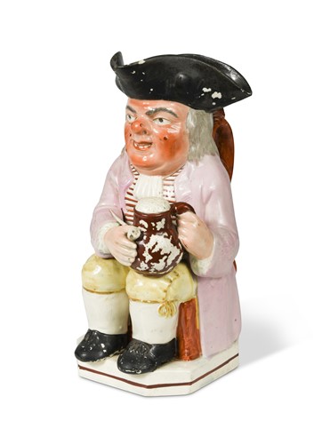 Lot 182 - A Staffordshire Toby jug, early 19th century