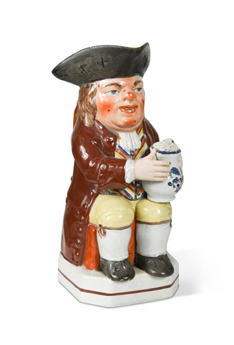 Lot 184 - A Walton Toby jug, early 19th century