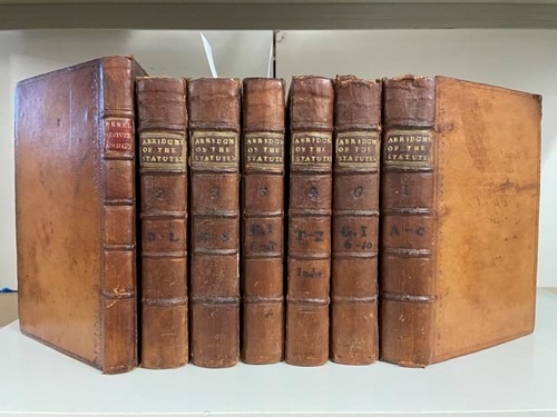 Lot 149 - Legal. An Exact Abridgment of all the Statutes...