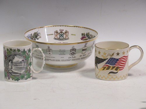 Lot 91 - A Royal Worcester 'The Mayflower bowl', circa...