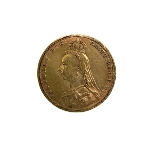 Lot 209 - A full sovereign dated 1891
