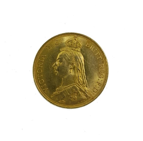Lot 207 - A two pound double sovereign dated 1887