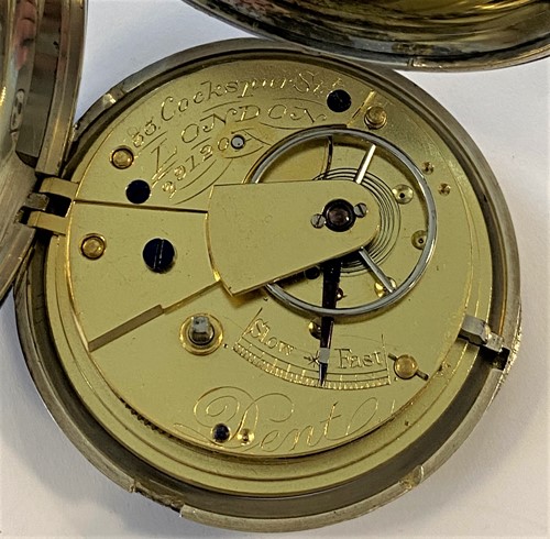 Lot 228 - Dent - A Victorian silver full hunter pocket watch