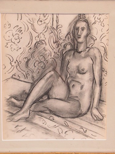 Lot 337 - Three mid 20th century nude studies, to...