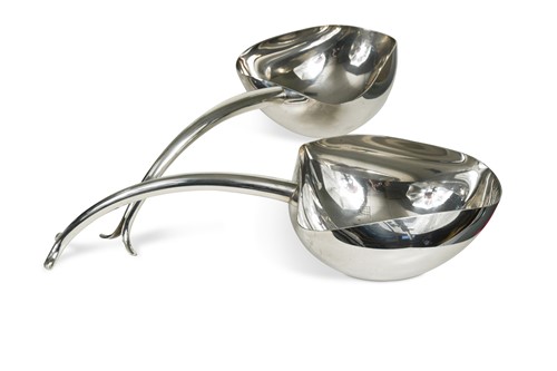 Lot 178 - Giuliano Malimpensa for Mesa, Italy, a pair of Tadpole Ciotola bowls, circa 1980s